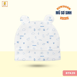 Nón/Mũ Sơ Sinh Họa Tiết Xinh Xắn Cho Em Bé - BB83
