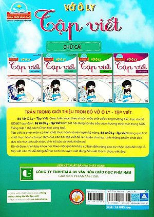 Vở Ô Ly Tập Viết - Chữ Cái - Theo Chuẩn Chương Trình Sách Giáo Khoa Mới - Chân Trời Sáng Tạo