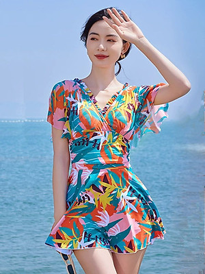 Đồ Bơi Nữ 1 Mảnh Che Khuyết Điểm Thời Trang Đi Biển