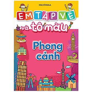 Sách: Combo Em Tập Vẽ Và Tô Màu (Túi 8 Cuốn)