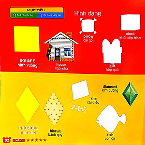 Sách Bộ Sưu Tập 200 Sticker - Số Đếm, Hình Dạng, Màu Sắc