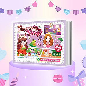 Công chúa Cherry Sách bóc dán sticker cho bé gái