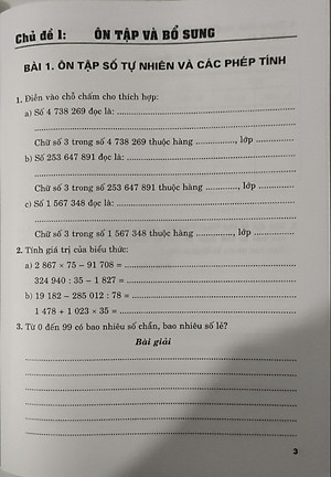 Sách  Vở Bài Tập Nâng Cao Toán 5 Tập 1 (Bám Sát SGK Chân Trời Sáng Tạo) HA
