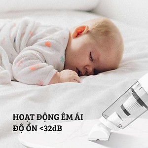 Máy Hút Bụi Cầm Tay Không Dây Sử Dụng Pin Sạc DAMAS DA113C - Hút bụi khô và nước tiện dụng - Sử dụng cho gia đình và xe hơi - Công suất mạnh mẽ lên tới 120W - Hàng Chính Hãng