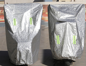 Bạt Phủ Áo Trùm Xe Máy Vải Dù Che Mưa Nắng Thời Tiết Khắc Nghiệt Loại Lớn Cho Dòng Xe Tay Ga - Xe Số Thông Dụng