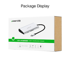 Hub USB C Multi HDMI 4K, Enthernet, USB 3.0, PD, TF, SD Ugreen CM179 40873 - Hàng Chính Hãng