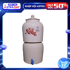 Bình lọc nước Trường An 09 -  Gốm sứ cao cấp - Hàng chính hàng -  Hàng  sản xuất tại Việt Nam - Đồ dùng gia đình - Thiết bị lọc nước