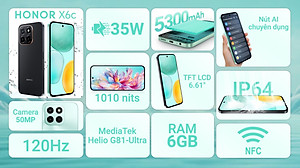 Điện thoại Honor X6c - Hàng Chính Hãng