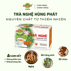 Trà Nghệ Túi Lọc Hùng PhátHộp 25 Gói