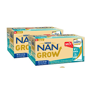 Bộ 2 Thùng 24 hộp Sữa pha sẵn Nestlé NANGROW sữa mát công thức từ Thụy Sĩ 6(4 x 180ml) - (Bé từ 1 tuổi)