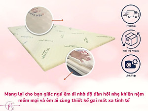 Nệm Cao Su Non Massage America Dày 3cm Kích Thước 80cm/1m/1m2/1m4/1m6/1m8 Tặng Kèm Áo Bảo Vệ Nệm