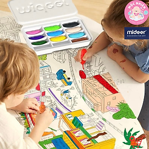 Bút Sáp Màu Lụa Hữu Cơ Quả Đậu Mideer Pease Crayons Cho Bé Từ 18m+
