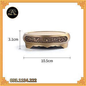 Lư xông trầm hương bằng đồng khắc rồng phượng,đôn đế chọn mẫu đúc đồng nguyên khối ưu đãi combo nhang vòng/ trầm nụ đồ thờ cúng cao cấp