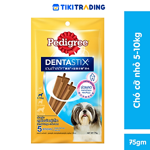 Bánh Xương Chăm Sóc Răng Pedigree Dentastix Small Dogs 75g Dành Cho Chó Nhỏ và Chó Trưởng Thành trên 1 tuổi