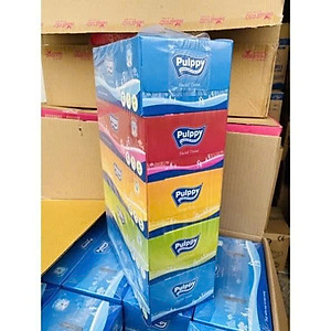 Khăn Giấy Hộp Giấy Rút Pulppy 2 Lớp Mềm Mịn Siêu Dai 180 Tờ 2 Lớp