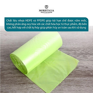 Túi Đựng Rau Quả LAS PALMS Tự Hủy Sinh Học (240-250 túi/ Cuộn) - Nhiều kích thước, Công Nghệ Anh Quốc