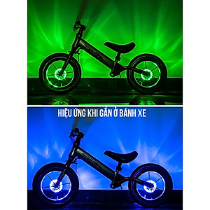 [1 chiếc] Đèn Trang Trí Cho Xe Đạp Trẻ Em Gắn Moay-Ơ Trục Giữa Xe Đạp Với 7 Màu RBG 18 Chế Độ Sáng Khác Nhau Sạc Điện USB (Đường Kính Phù hợp dưới 32mm) Mai Lee