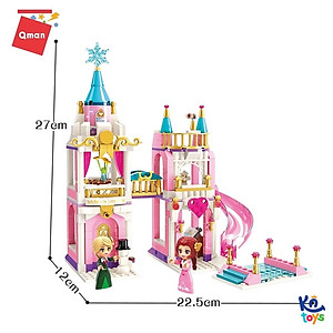 Đồ chơi lắp ráp, xếp hình Qman 2615 – Ngôi nhà ngắm cảnh (405 mảnh ghép)