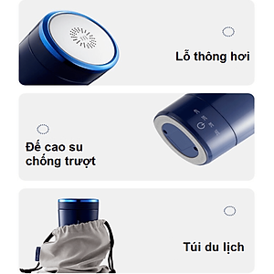 Bình đun nước kiêm giữ nhiệt cao cấp Morphy Richards MR6060, chất liệu inox 304, inox 316L , dễ dàng thay đổi kiểm soát nhiệt đô, dung tích 350ml- Hàng chính hãng