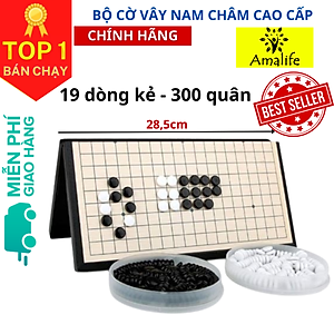 Cờ Vây Nam Châm Chọn size, Cờ Caro Cao Cấp, Có Bàn Là Hộp Đựng Rộng 28.5cm Và 37cm - Hàng chính hãng