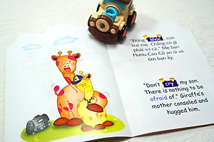 Bộ 12 Truyện tranh song ngữ Việt Anh rèn thói quen tốt cho bé - Đinh Tị - thích hợp bé 3-12 tuổi