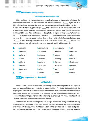 Sách Luyện Chuyên Sâu Ngữ Pháp Và Bài Tập Tiếng Anh 8 Tập 2 (Chương Trình Mới)