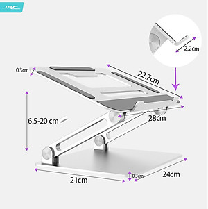 Giá đỡ cho Macbook/Laptop nhôm nguyên khối JRC Z2 Pro- Hàng chính hãng