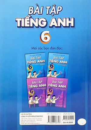 Bài Tập Tiếng Anh 6 - Tập 1 (Không Đáp Án) - Dùng Kèm SGK Tiếng Anh 6 Global Success (2022)