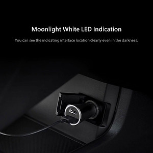 Sạc Nhanh ô tô Xiaomi 37W 2 cổng USB -  Hàng Nhập Khẩu