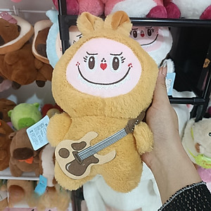 Thú nhồi bông labubu đáng yêu - Size 22cm - Quà tặng gấu bông xinh xắn êm mịn.