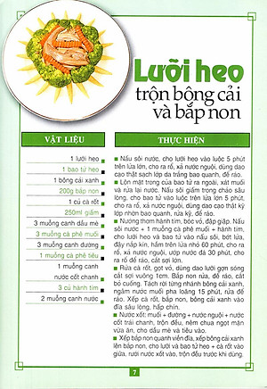 Sách 60 Món Ăn Được Ưa Thích - Món Thịt Heo