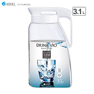 Bình đựng nước uống lạnh Asvel Drink Vio 3.1L hàng nội địa Nhật Bản