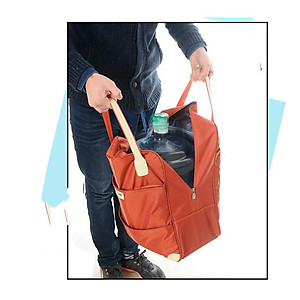 Vali kéo du lịch kèm túi xách thời trang, vali vải dù chống thấm nước