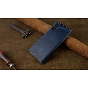 Bao da dành cho Samsung Galaxy Note 10 plus da bò thật