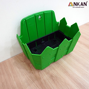 Chậu Nhựa Trồng Cây ANKAN Để Treo Ban Công, Treo Tường, Ngoài Trời, Sân Vườn, Kích Thước 24 x 19cm, Nhựa Cao Cấp