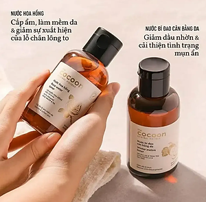 Nước tẩy trang Hoa Hồng Cocoon 140ml