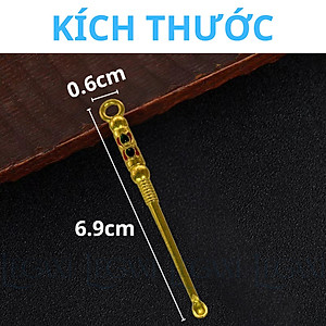 Cây Lấy Ráy Tai Bằng Hợp Kim Kẽm, Dụng Cụ Làm Sạch Tai Móc Chìa Khoá Nhà, Xe, Túi Xách