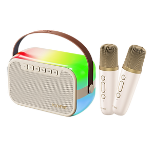 Bộ Loa Karaoke mini Bluetooth iCore ISM69 kèm 02 Micro - Hàng Chính Hãng