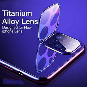 Bộ miếng dán kính cường lực & khung viền bảo vệ Camera cho iPhone 11 Pro / 11 Pro Max hiệu Totu (độ cứng 9H, chống trầy, chống chụi & vân tay, bảo vệ toàn diện) - Hàng nhập khẩu