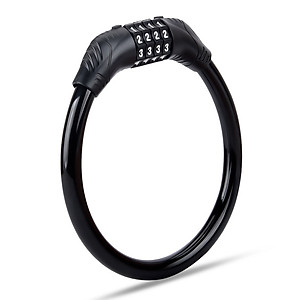 Khóa Xe Đạp Thể Thao Chống Trộm Khóa Dây Treo Yên Xe Đạp 4 Số Xoay Mã Khóa Tránh Mất Chìa Khóa - Hãng miDoctor