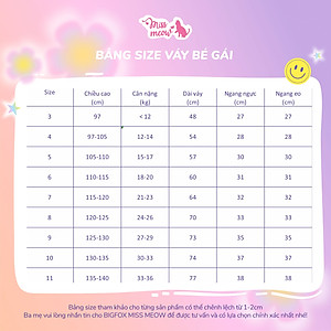 Đầm xòe công chúa bé gái dự tiệc Bigfox Miss Meow size đại mùa hè tay phồng vải tơ organza cỡ trẻ em 3-11 tuổi 30kg 35kg