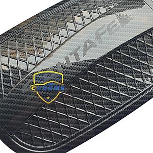 Ốp Nắp Bình Xăng Vân Carbon Dành Cho Xe Hyundai Santafe 2021 Cao Cấp