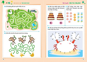 Sách - Sân Chơi Trí Tuệ - Trò Chơi Tư Duy - RÈN LUYỆN NÃO TRÁI, NÃO PHẢI - Dành cho trẻ 5-6 tuổi