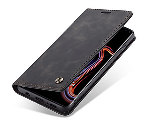 Bao da bò thật dạng ví chính hãng Caseme dành cho Samsung S10 5G - Hàng chính hãng