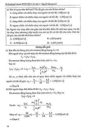 Sách Kĩ Thuật Giải Nhanh Bài Tập Trắc Nghiệm Vật Lí 12 (Tập 1)