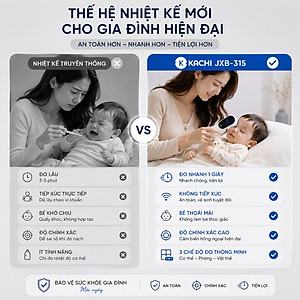 Máy Đo Nhiệt Kế Kachi JXB-315 Cảm Biến Hồng Ngoại có chứng nhận FDA Mỹ