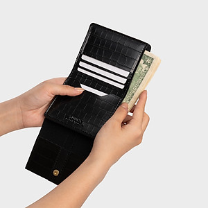 Ví Yuumy ( Thời trang nữ gấp gọn họa tiết vân đá - Ví da Seasand YV102 )