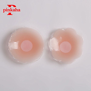Miếng Dán Ngực Silicon Hộp 5 Cặp Miếng Dán Ngực Siêu Dính Tái Sử Dụng Nhiều Lần H02