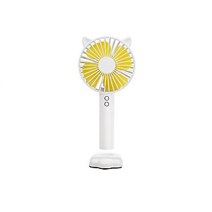 Quạt cầm tay tiện lợi gắn tai thỏ Damas N10 - Thiết kế dễ thương - Phù hợp tiêu chuẩn hiện đại (Giao màu ngẫu nnhiên)