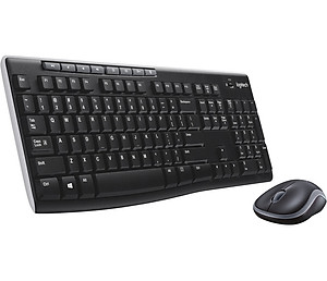 Combo Bàn phím và Chuột Không dây Logitech MK270 - Hàng Chính Hãng